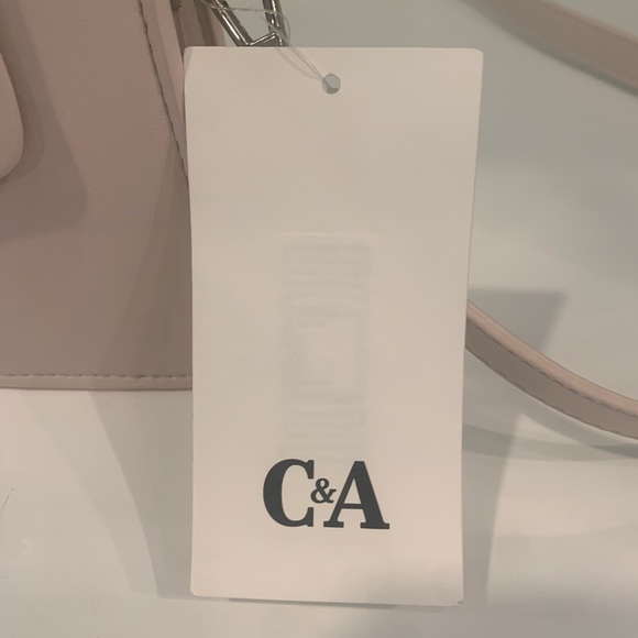 C&A Neutral beige mini purse with straps European brand - Picture 2 of 10